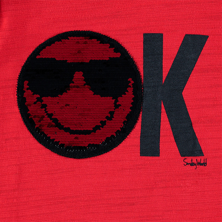 Μακρυμάνικη μπλούζα ζέρσεϊ με «μαγικές» πούλιες ©Smiley 