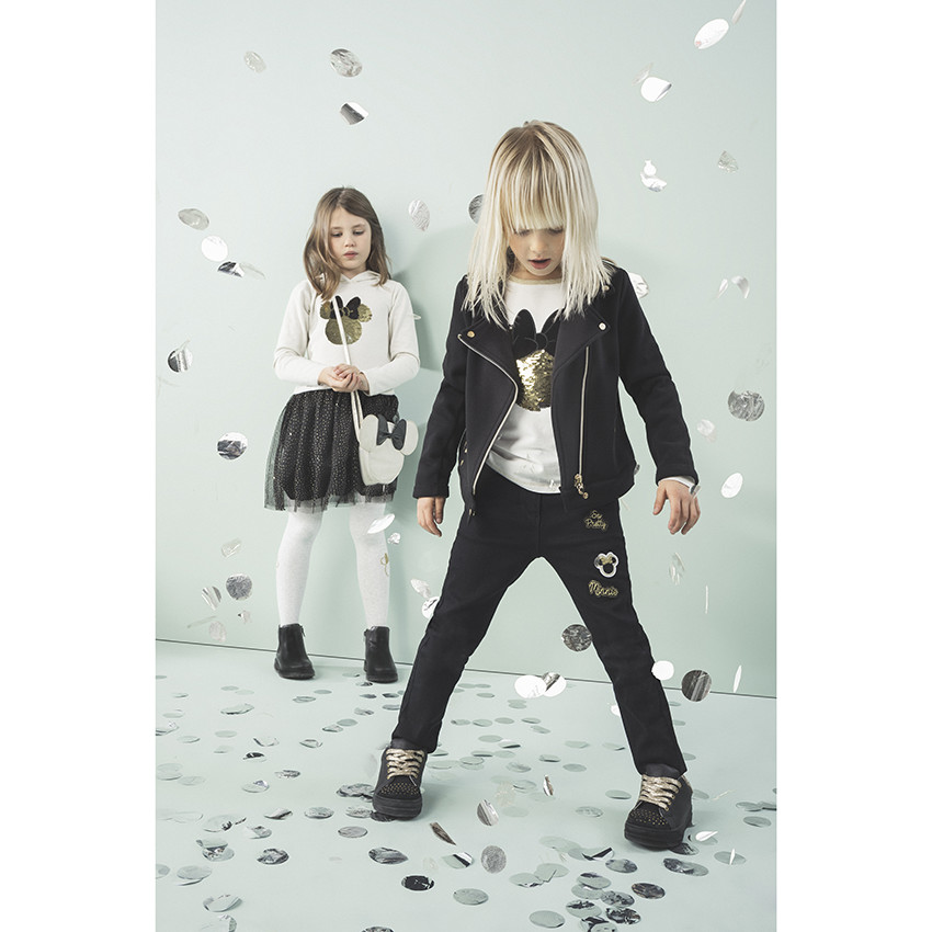 Τσάντα ώμου με τη Minnie της Disney και φιόγκο με παγιέτες 