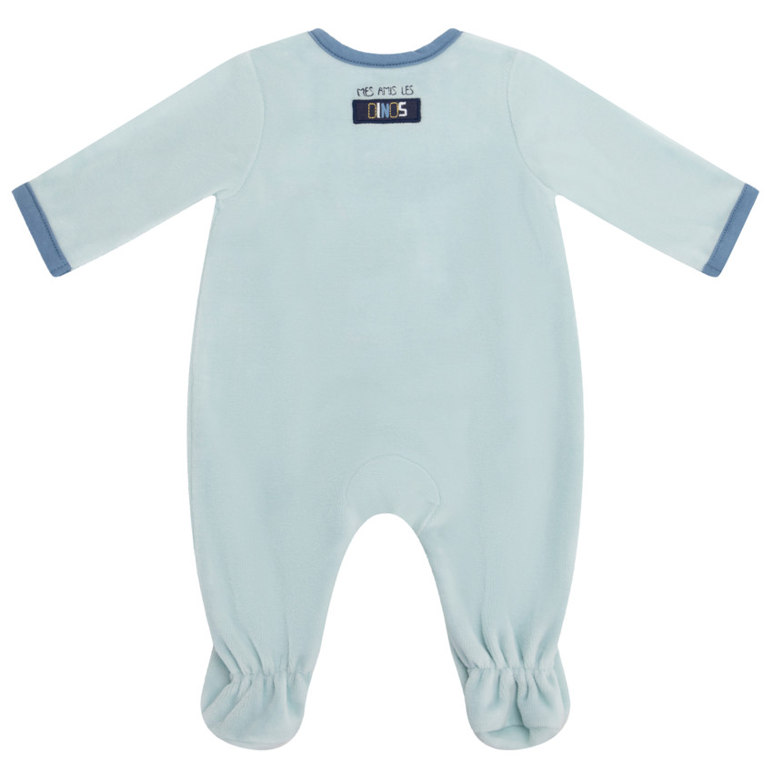 Ολόσωμο Φορμάκι Ύπνου Από Βελούδο «Οι Φίλοι Μου Οι Δεινόσαυροι» Για Αγοράκι 