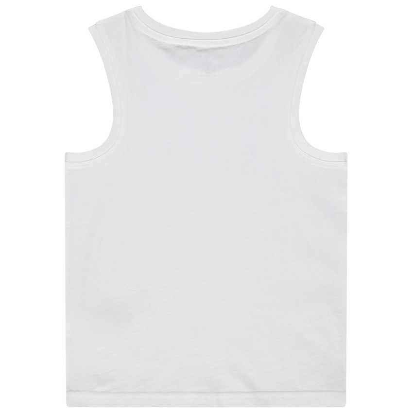 Μπλουζάκι αμάνικο από οργανικό βαμβάκι και τύπωμα  