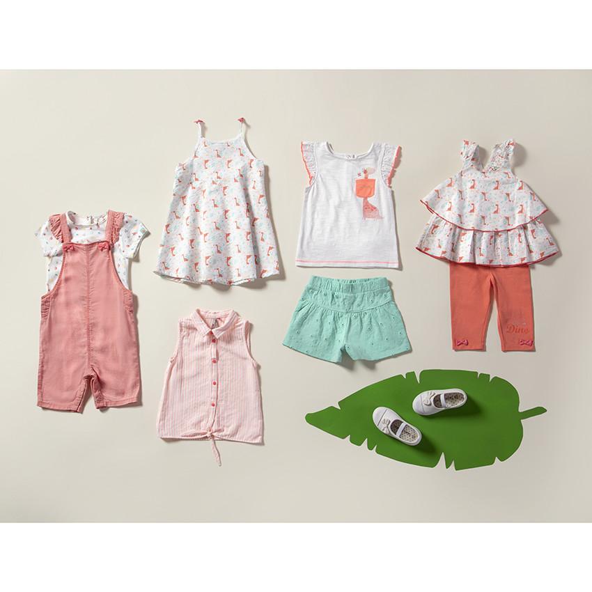 Φόρεμα αμάνικο με σχέδιο δεινοσαύρων σε όλη την επιφάνεια 