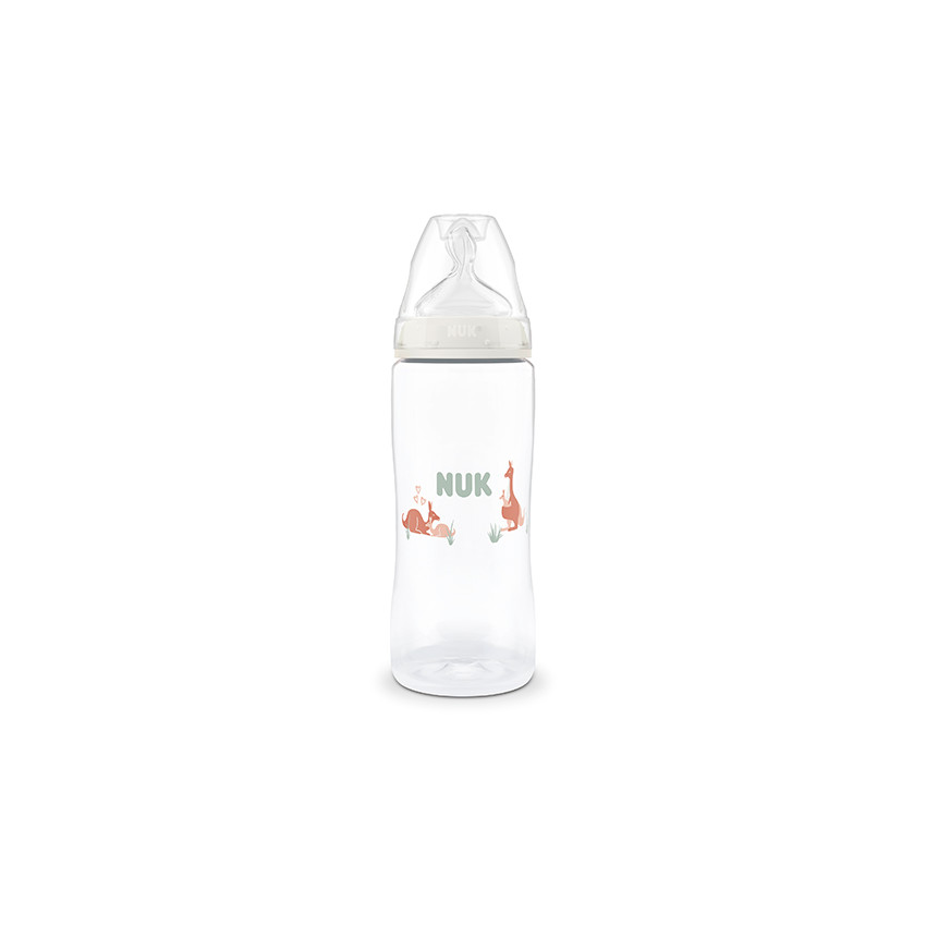 Μπιμπερό First Choice Pp 360Ml (Σιλικ.) Temp.Control Kangaroo Nuk  