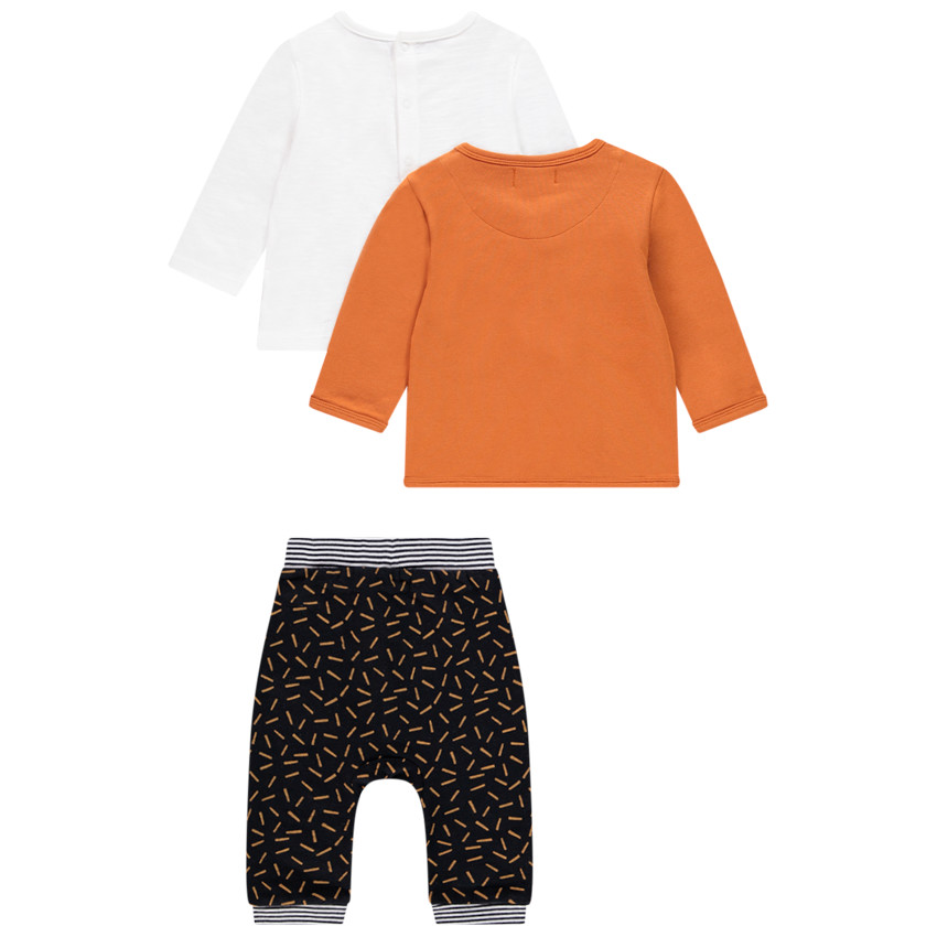 Σετ 3 τεμαχίων με σχέδιο λιοντάρι για bébé αγόρι 