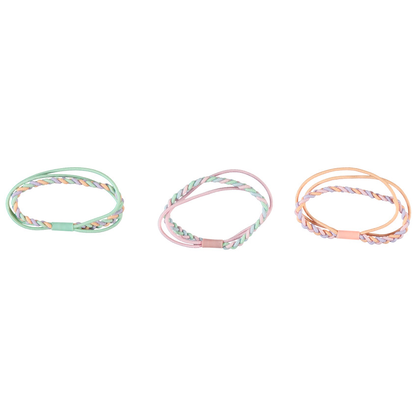 Σετ 3 ελαστικών με εφέ 3 σε 1 για κορίτσι 