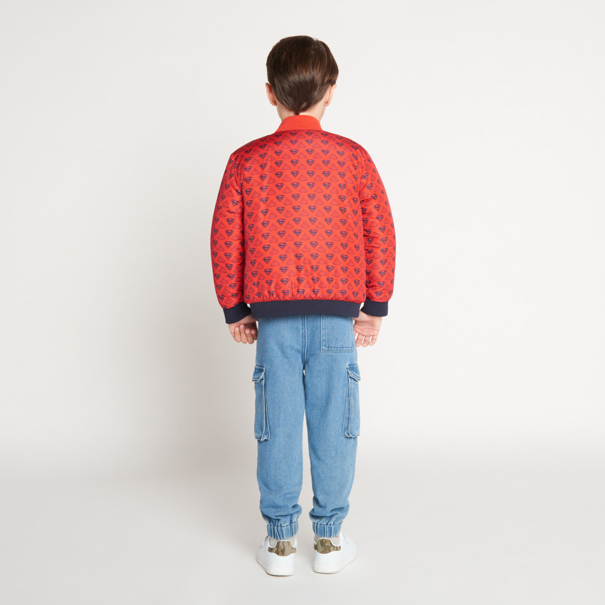 Jean cargo με τσέπες για αγόρι 