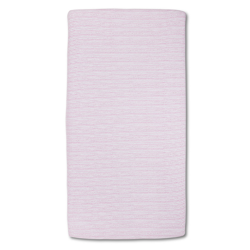 Set de 2 draps housse imprimé fantaisie/uni 60 x 120 cm  