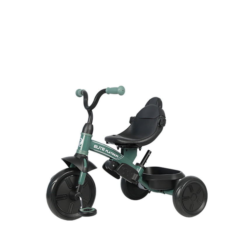 Τρίκυκλο Ποδηλατάκι Elite Platinum Green - Qplay 