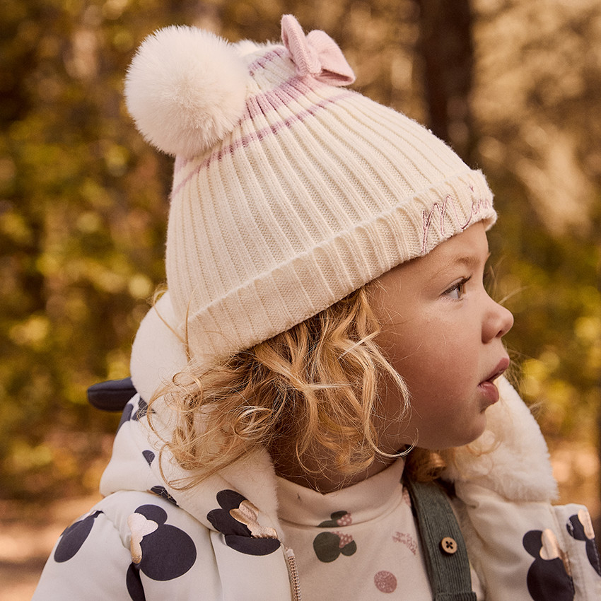 Σετ σκουφάκι + σνουντ Minnie Disney για μωρό κορίτσι 