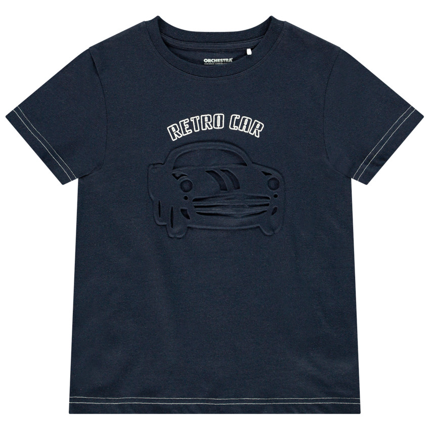 T-shirt κοντομάνικο με αυτοκίνητα ανάγλυφα για αγόρι Main T-shirt κοντομάνικο με αυτοκίνητα ανάγλυφα για αγόρι