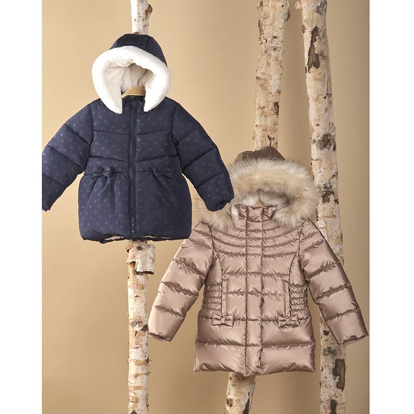 "Μπουφάν για πολύ κρύο με φανταχτερή κουκούλα για κορίτσι bebe" 