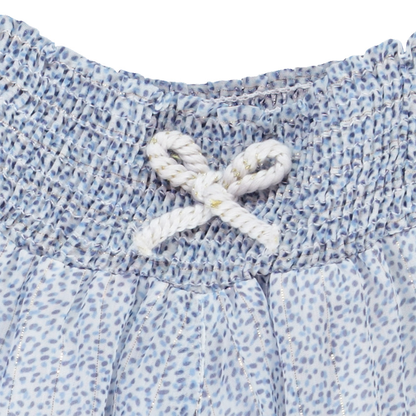 Jupe culotte en voile imprimé pour fille Main Jupe culotte en voile imprimé pour fille