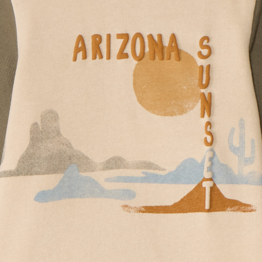 Σύνολο jogging διπλής ύφανσης σε χρωματικό μπλοκ για αγοράκι. 