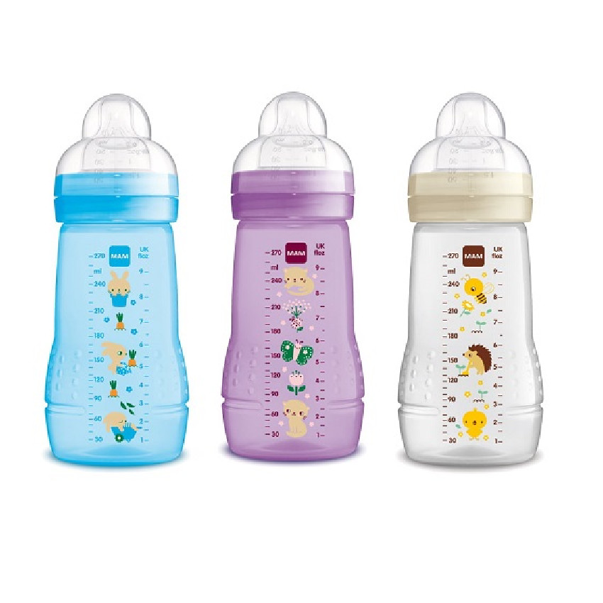 Easy Active μπιμπερό με θηλή Σιλικόνης 2m+ 270ml 