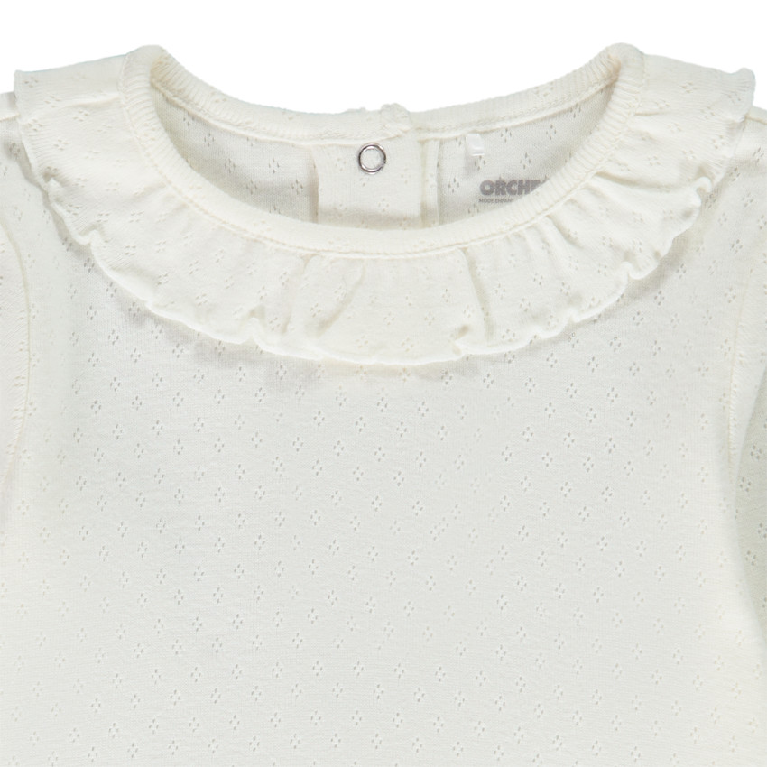 T-shirt μακρυμάνικο από διχτυωτό πλέγμα για bebe κορίτσι 