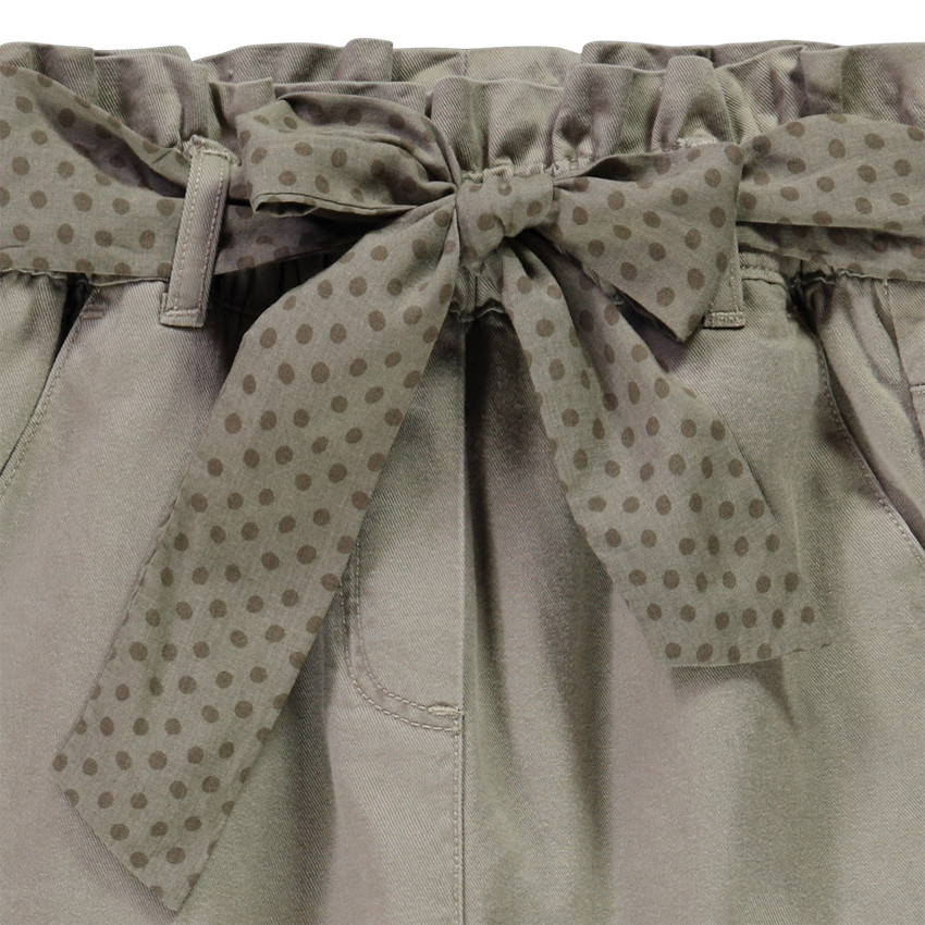 Pantalon paper bag on sale fille