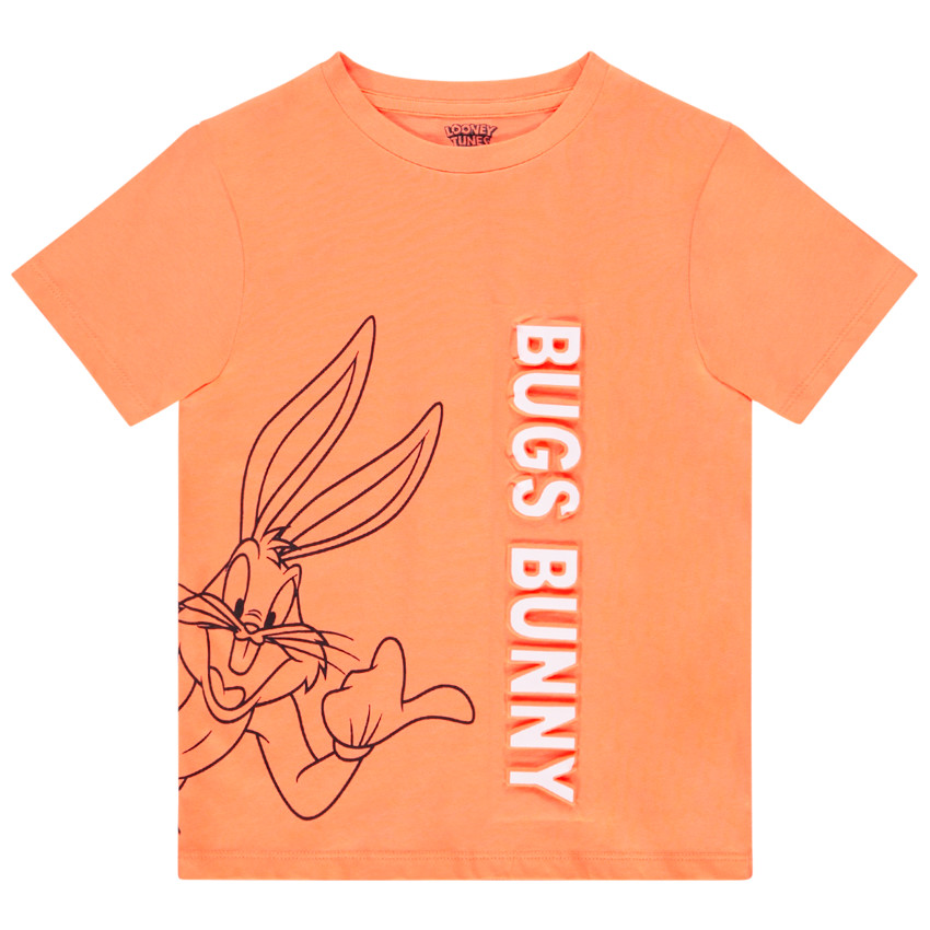 T-shirt manches courtes print Bugs Bunny (Looney tunes) pour garçon Main T-shirt manches courtes print Bugs Bunny (Looney tunes) pour garçon