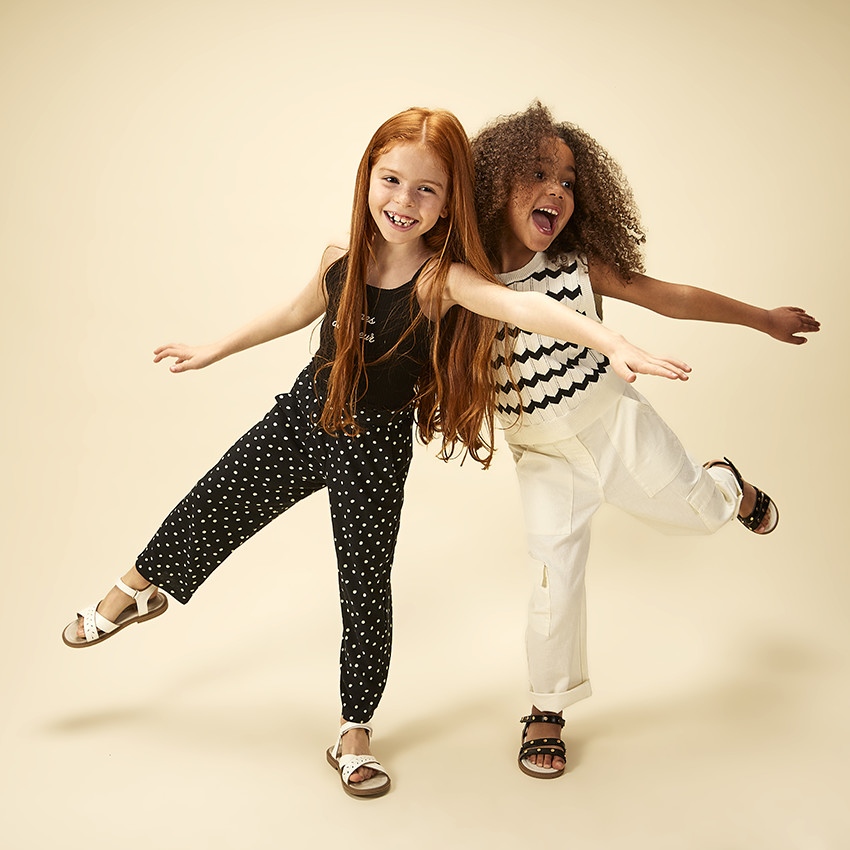 Παντελόνι με σχέδιο πουά για κορίτσι 