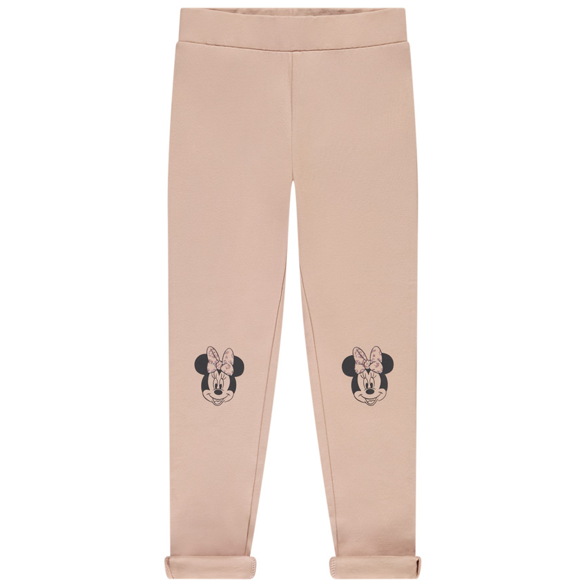 Κολάν μονόχρωμο με σχέδιο Minnie Disney στα γόνατα για κορίτσι 