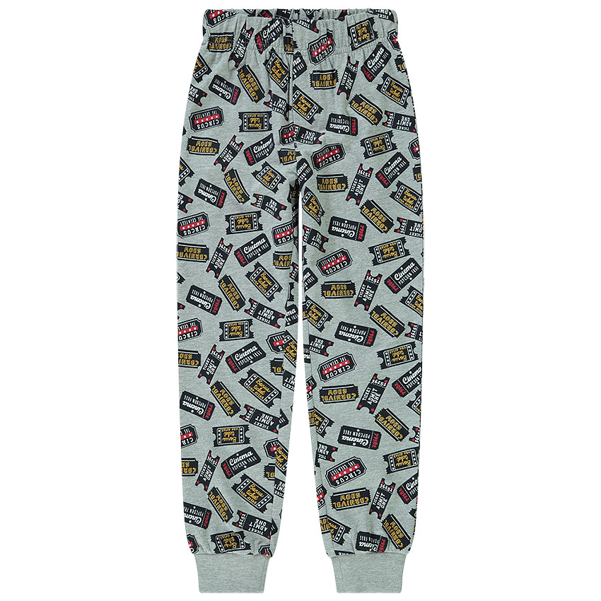 Pyjama 2 pièces manches longues print garçon 