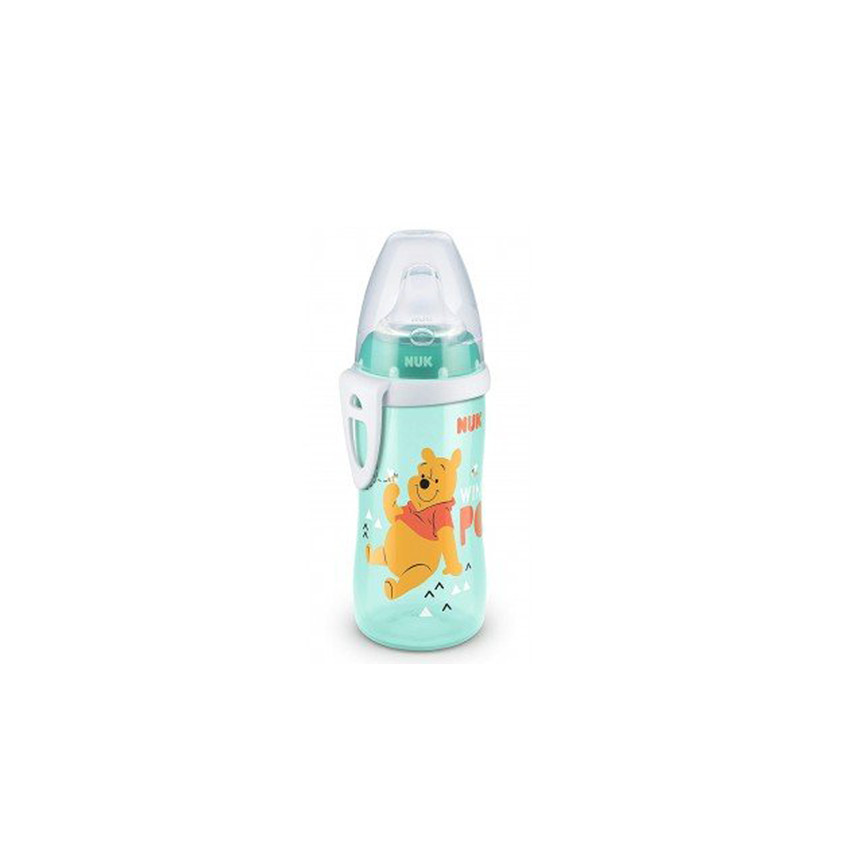 First Choice Παγουράκι PP Active Cup Disney Winnie the Pooh 12m+ με Ρύγχος Σιλικόνης 300ml 