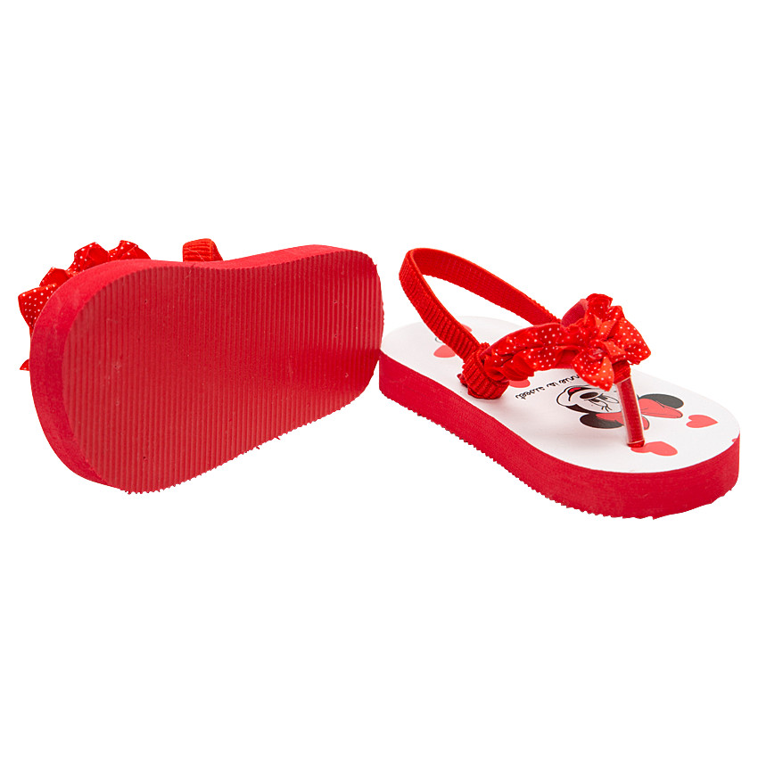 Σαγιονάρες με στάμπα τη Μίνι της Disney και καρδούλες 