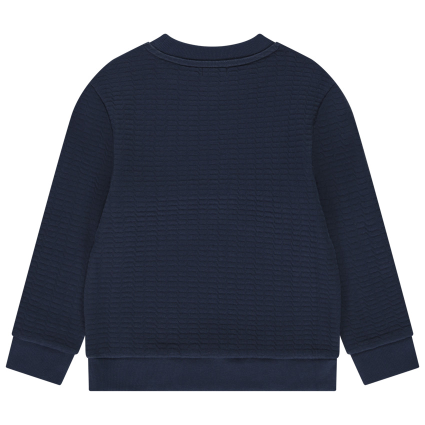 Φούτερ πλεκτό με φαντεζί σχέδιο για αγόρι 