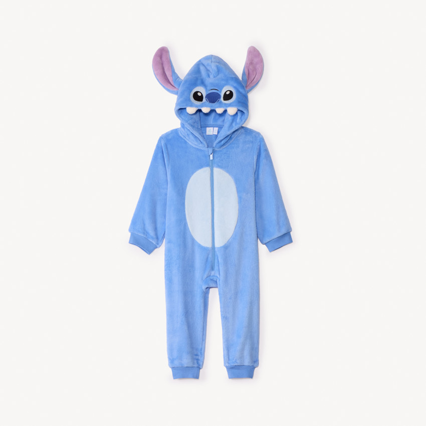 Παιχνιδιάρικο surpyjama Stitch Disney από sherpa για μωρό αγόρι 
