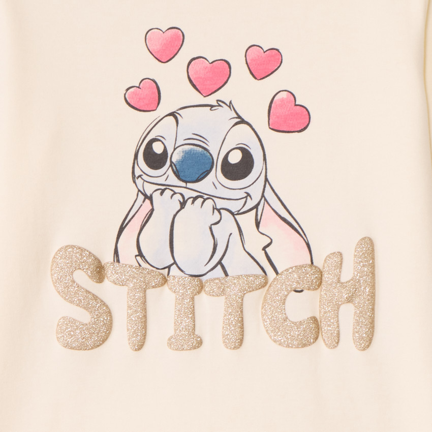 T-shirt με μακριά μανίκια Stitch Disney για κορίτσι 