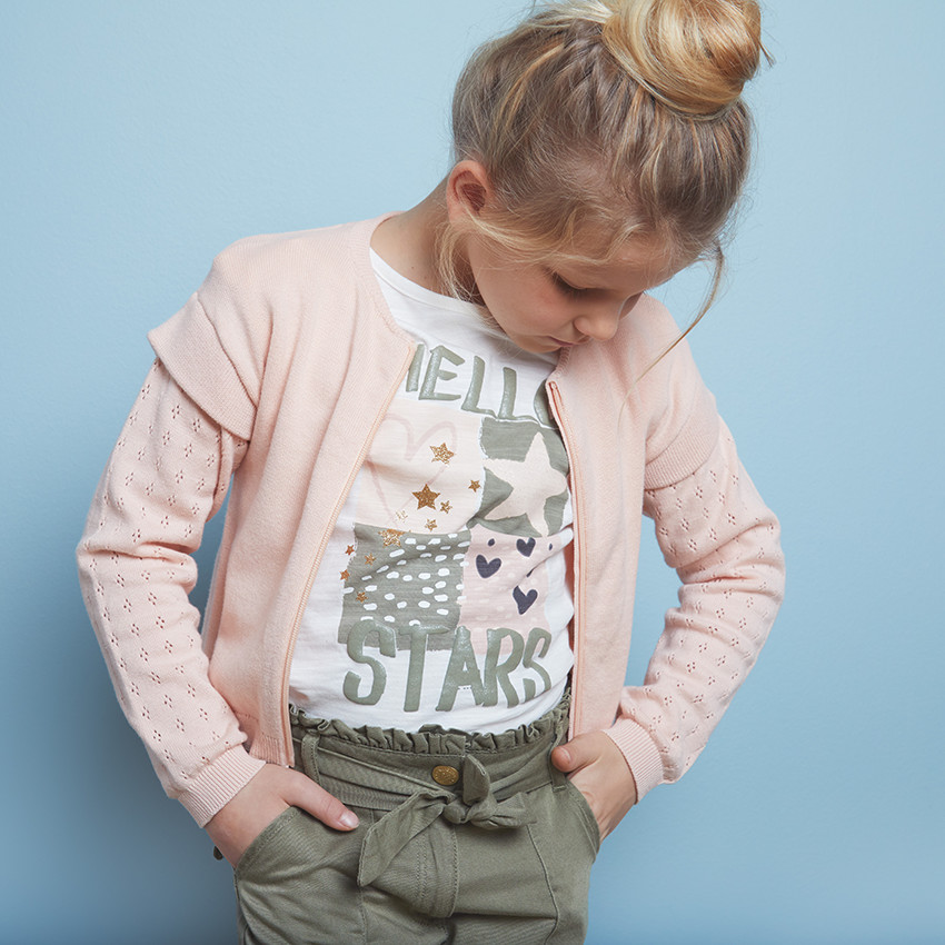 Σορτς βαμβακερό με φιόγκο για κορίτσι 