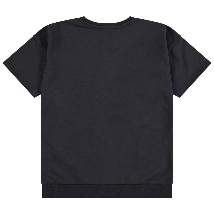 Παιδικά - Κοντομάνικο φούτερ από φανέλα με τυπωμένο μήνυμα 