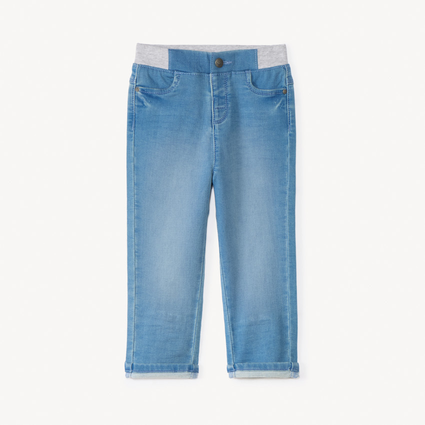 "Τζιν ίσιο με ελαστική μέση για μωρό αγόρι" 