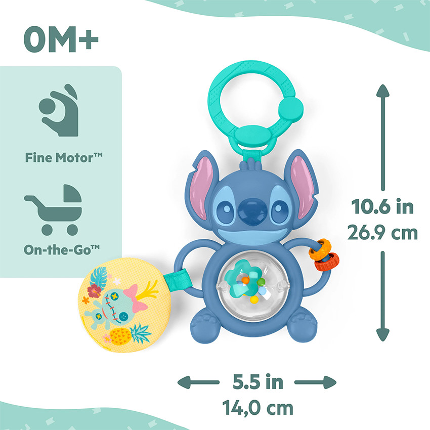 Παιχνίδι Disney Baby Bright Starts Stitch Tummy Tumble Act.Toy 