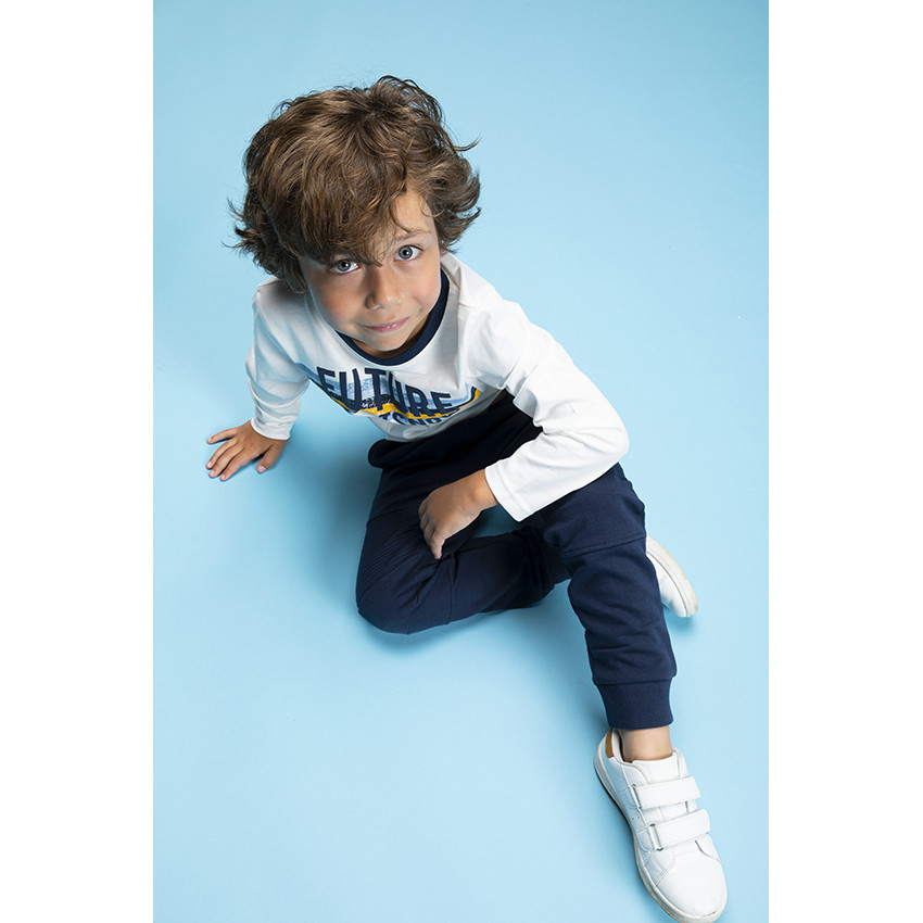 T-shirt manches longues en jersey print fantaisie  