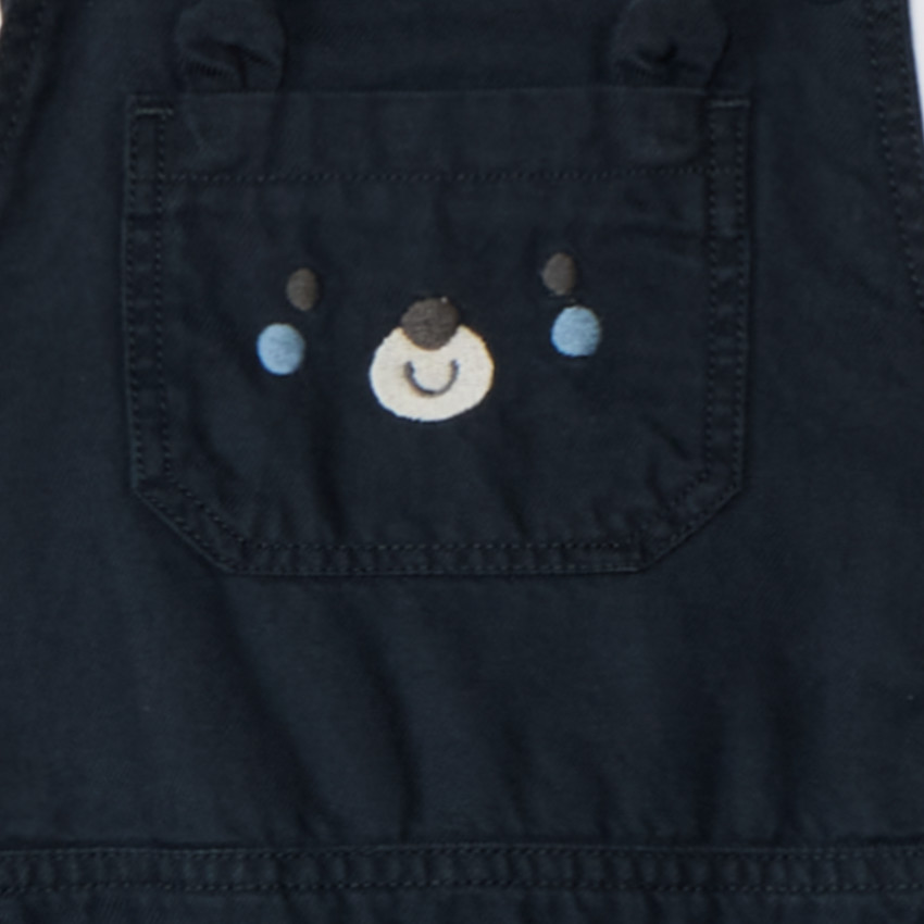 Ολόσωμη φόρμα με παιχνιδιάρικη τσέπη για μωρό αγόρι 