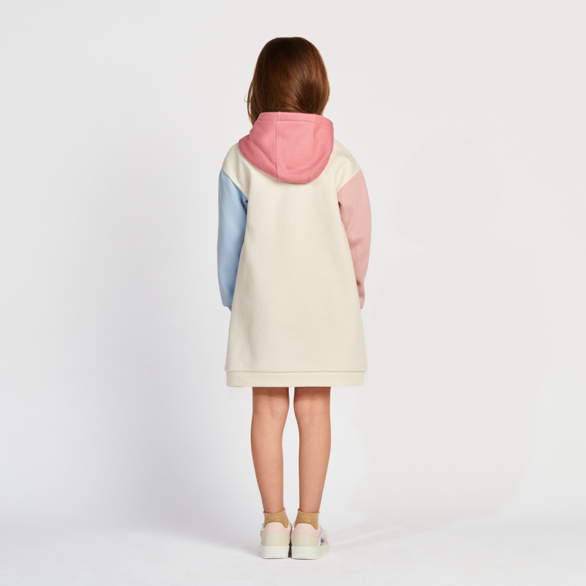 Φόρεμα με κουκούλα από molleton Stitch Disney για κορίτσι 