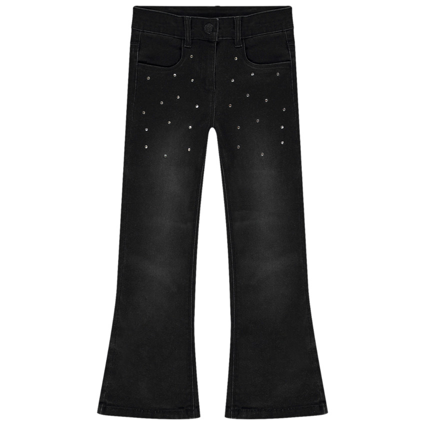 Τζιν trompette με strass για κορίτσι 