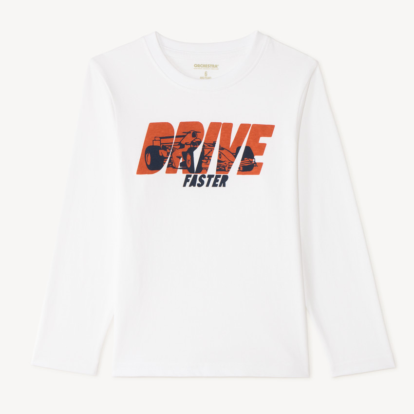 T-shirt μακρύ μανίκι με φανταστικό τύπωμα για αγόρι 