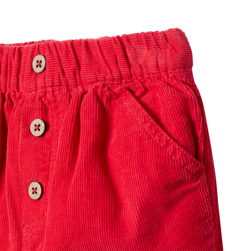 Παντελόνι βελουτέ με επένδυση jersey και κουμπιά  Additional Παντελόνι βελουτέ με επένδυση jersey και κουμπιά