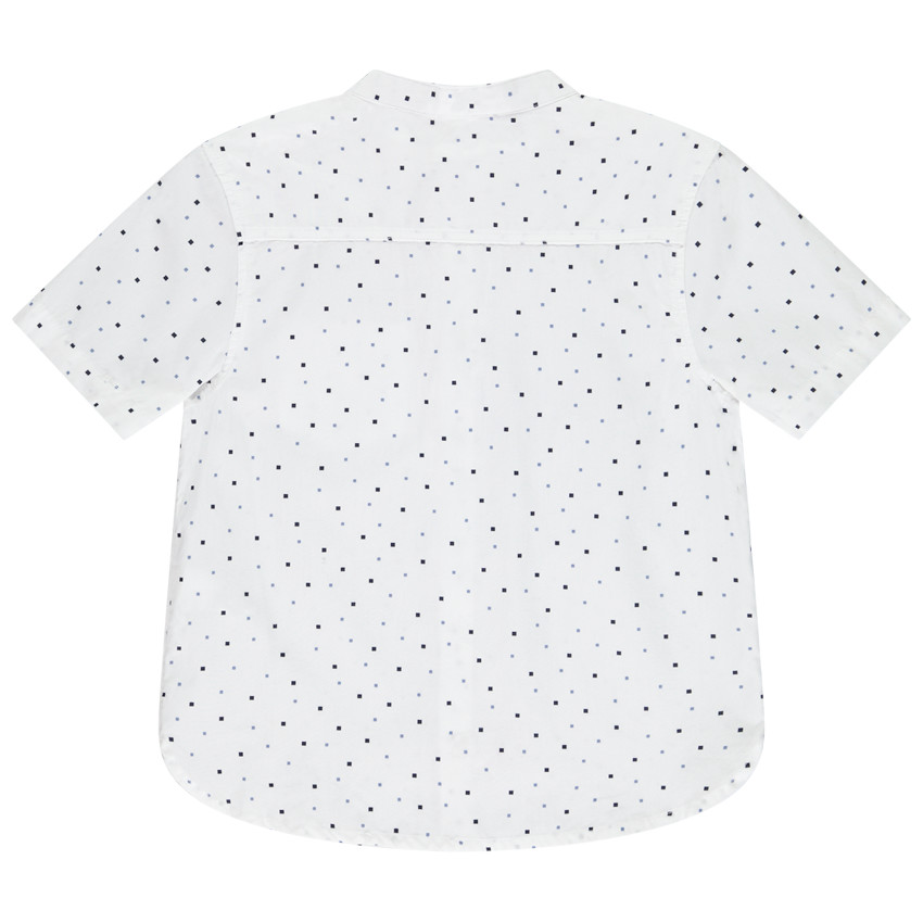 Πουκάμισο κοντομάνικο με σχέδιο καρό και μαντήλι για αγόρι 