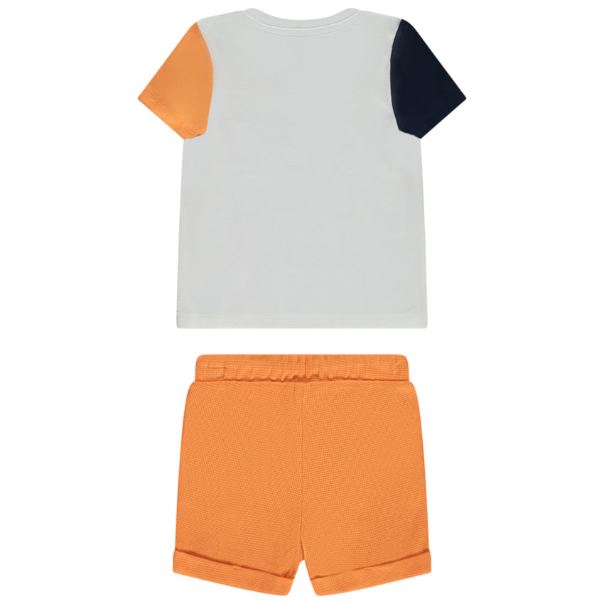 Σετ 2 κομματιών effet color block για bebe αγόρι  Additional Σετ 2 κομματιών effet color block για bebe αγόρι