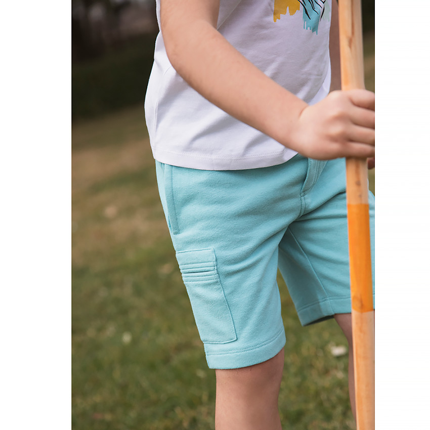 Ensemble de plage t-shirt + bermuda pour garçon 