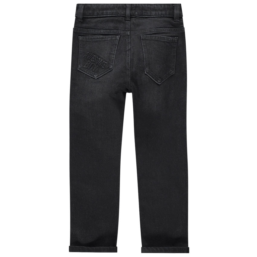 Τζιν με φθαρμένη και τσαλακωμένη όψη και τσέπες  Additional Τζιν με φθαρμένη και τσαλακωμένη όψη και τσέπες