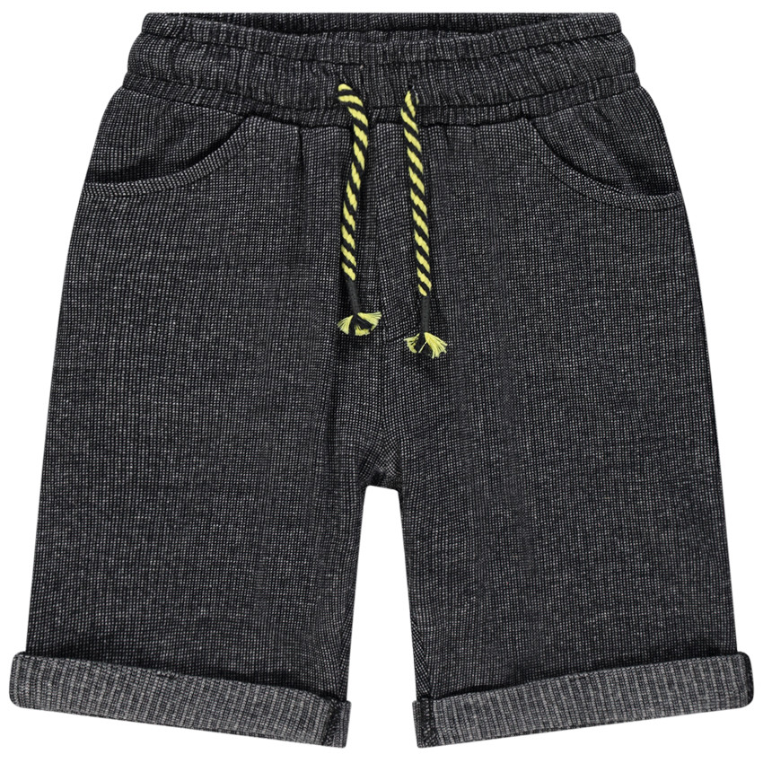 Βερμούδα με λάστιχο και κορδόνια σε άλλο χρώμα 