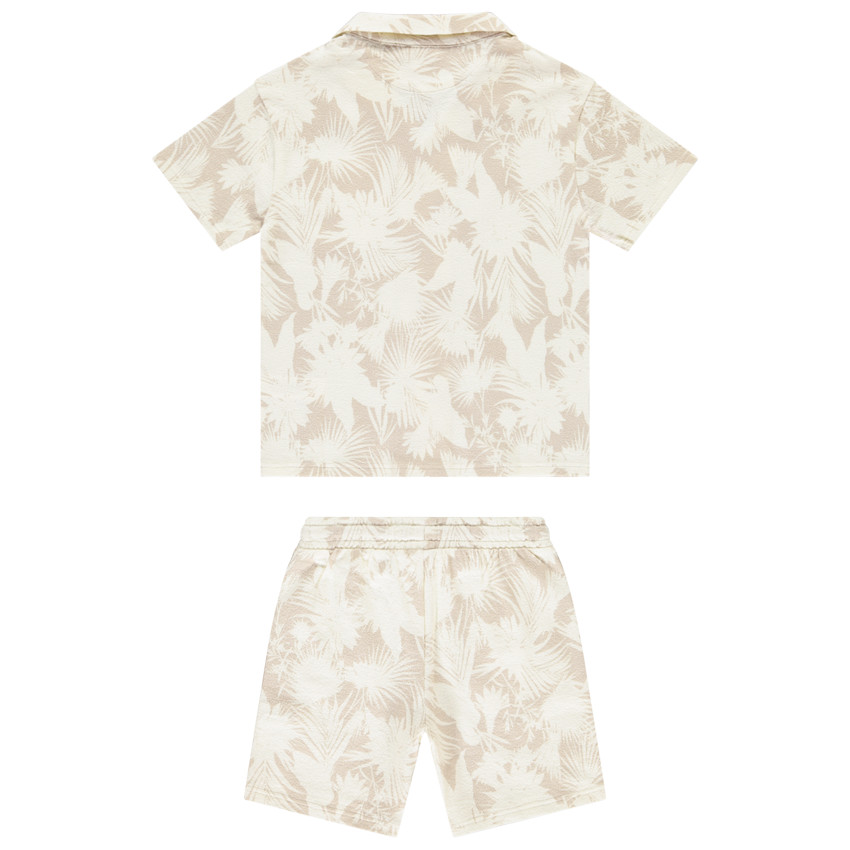 Σετ 2 τμχ. με all-over φυτικό σχέδιο για αγόρι 