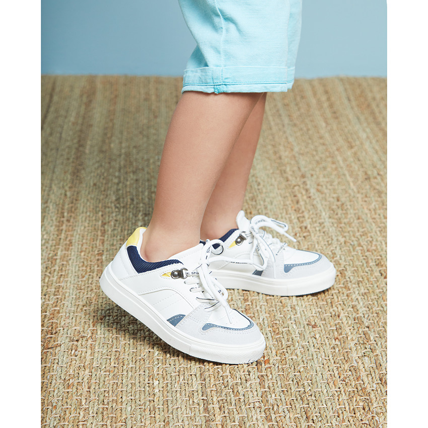 Αθλητικά παπούτσια χαμηλά με κορδόνια για αγόρι 