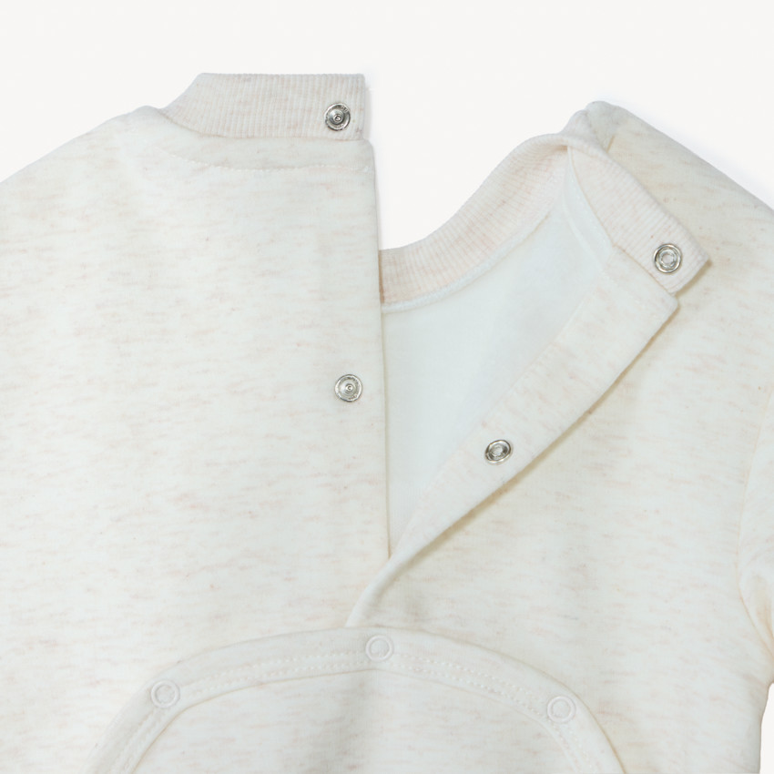 Διπλόχρωμο φορμάκι μωρού με επένδυση από σέρπα. 