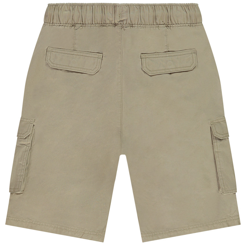 Βερμούδα μονόχρωμη με πολλαπλές τσέπες για αγόρι 