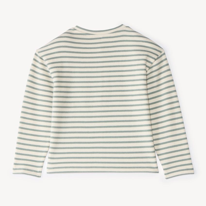 T-shirt με μακρύ μανίκι και τυπωμένο κολάρο αγόρι 