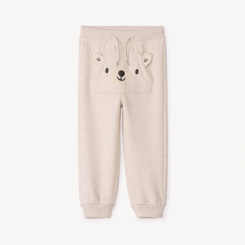 Pantalon de jogging à poche kangourou pour bébé garçon 