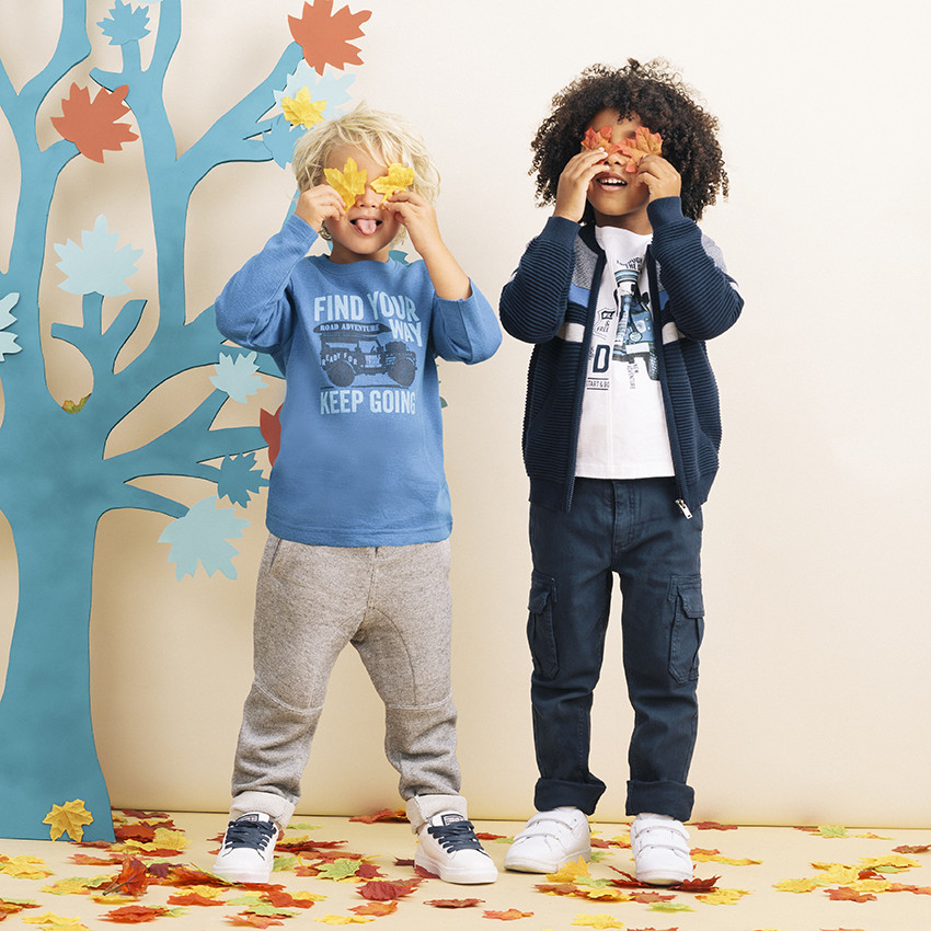 T-shirt manches longues effet 2 en 1 print 4x4 